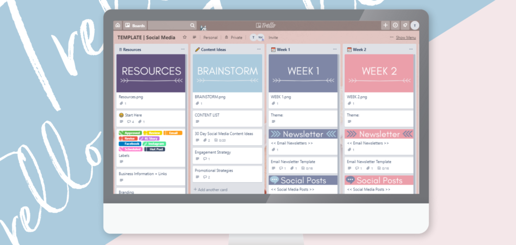 Project Management Tool, Task Management Tool, Trello, ecommerce, shopify, trello board, notion