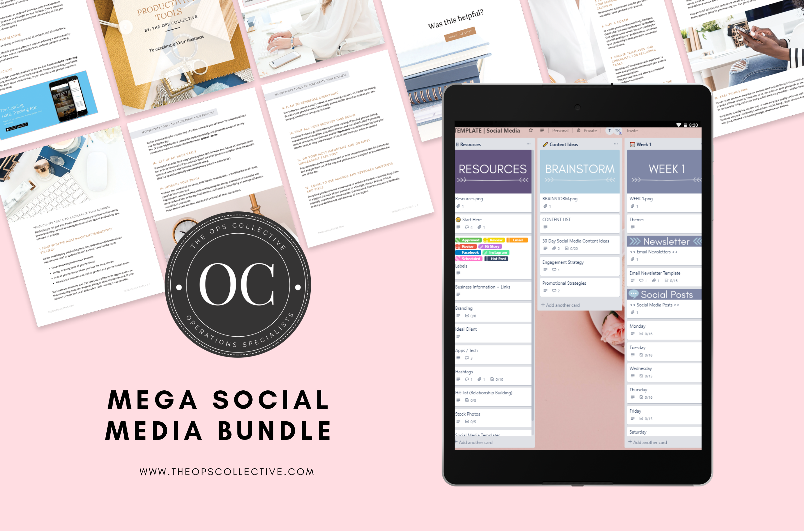 trello, social media, templates, hashtags, coaches, virtual assistants, online business, entreprenurs, entrepreneurship, project management, social media manager